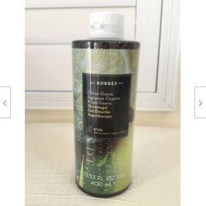 KORRES Body Bath Shower Gel Citrus Guava scent large size 13.53oz/400ml NEW